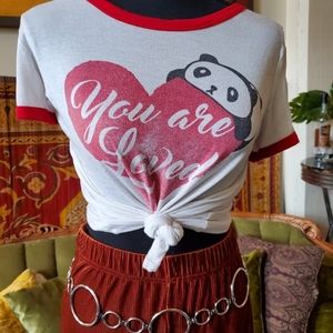 Adorable Panda "You are loved" Tee